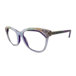 Coco Song Eyeglasses CV172 Emotional Soul Col 4 White Floral 53/18/140 NEW+Case